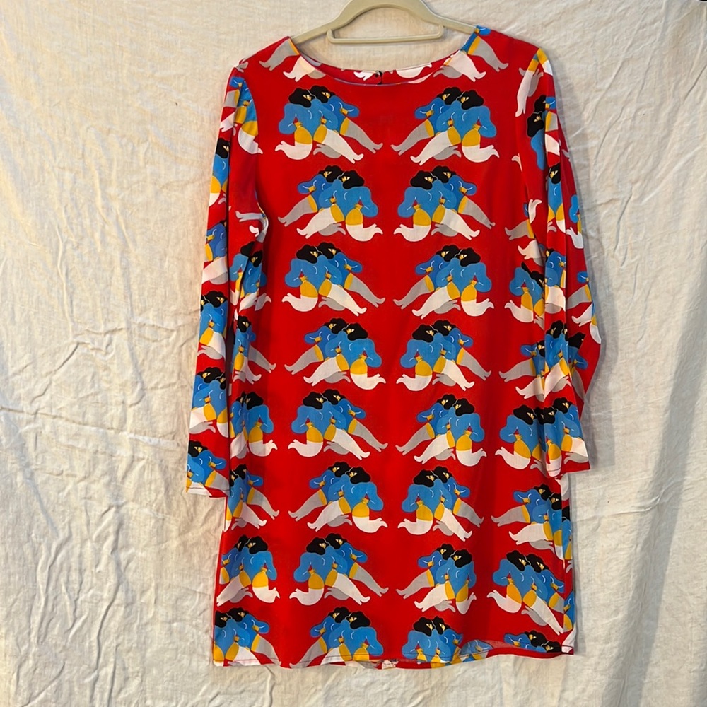 Nooworks Egle Zvirblyte double ladies mod shift dress size large